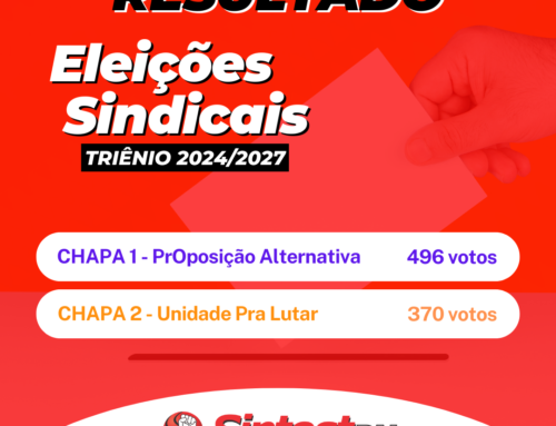 Eleições Sindicais: Chapa 1 é eleita com 57,27% de votos