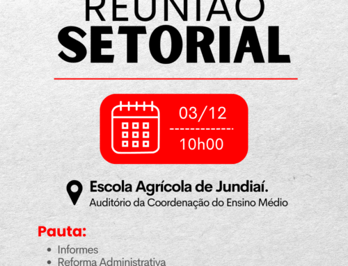 SINTEST convoca servidores da Escola Agrícola de Jundiaí para reunião setorial