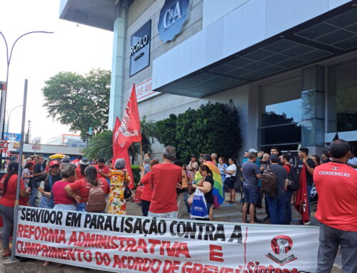 Ato em Natal marca dia de paralisação contra a Reforma Administrativa