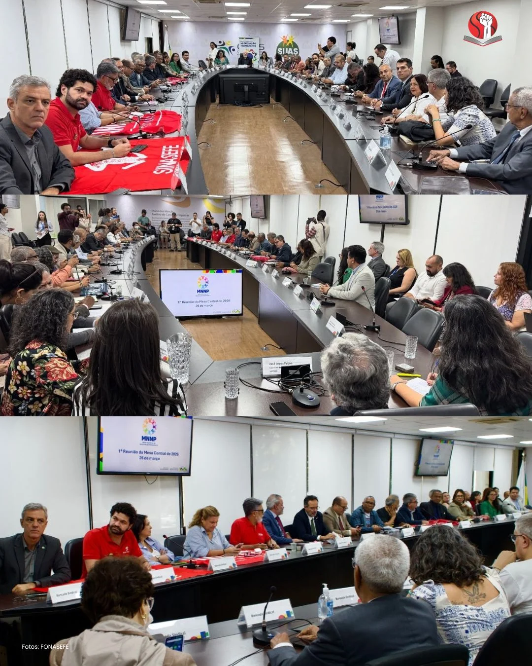 1ª reunião de 2026 da Mesa Nacional de Negociação Permanente (MNNP) traz pequenos avanços, segundo FASUBRA