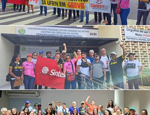 Mobilização no DOD-UFRN amplia diálogo com técnico-administrativos sobre a greve