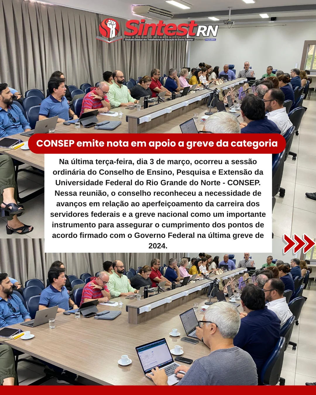 CONSEP emite nota em apoio a greve da categoria