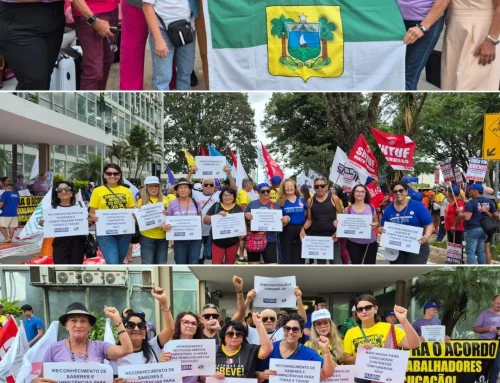Delegação do SINTEST-RN participa de mobilizações nacionais em Brasília