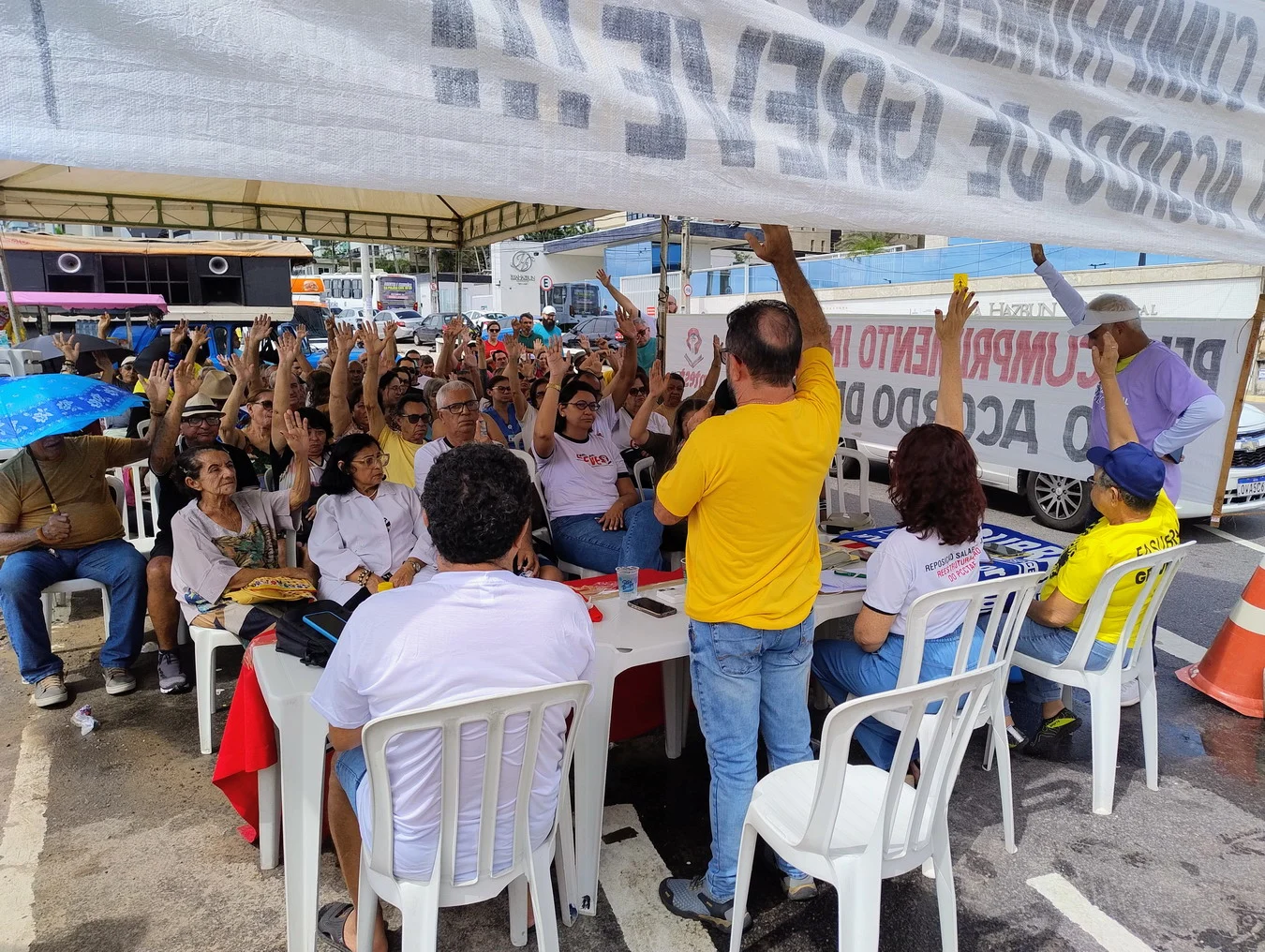 Assembleia de greve do SINTEST-RN marca 80 dias de paralisação e reforça mobilização pelo cumprimento do acordo de 2024