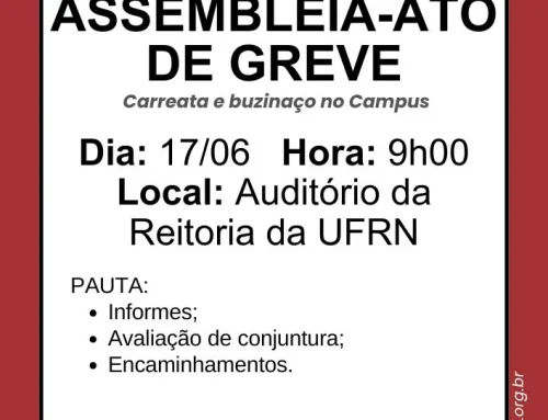 Assembleia-Ato de Greve