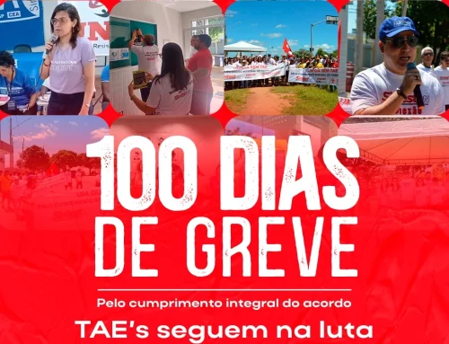 SINTEST-UFERSA completa 100 dias de greve e reafirma continuidade da mobilização até cumprimento integral do acordo
