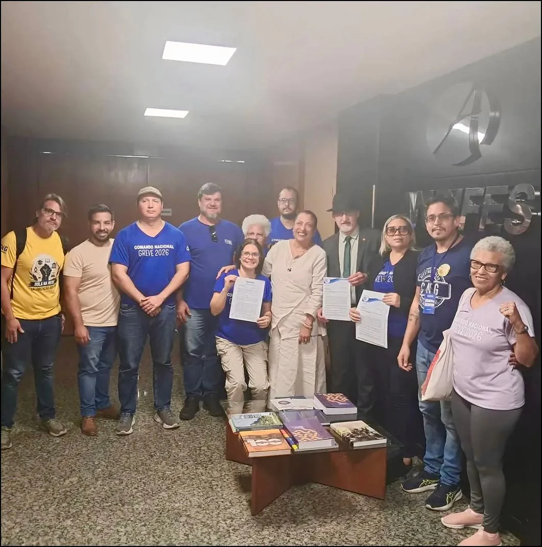 Fábio Araújo representa o Sintest/UFERSA durante reunião com representantes da Andifes em Brasília
