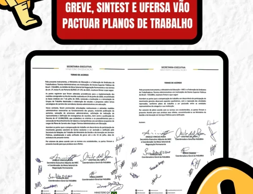 Após encerramento da greve, Sintest e UFERSA vão pactuar planos de trabalho