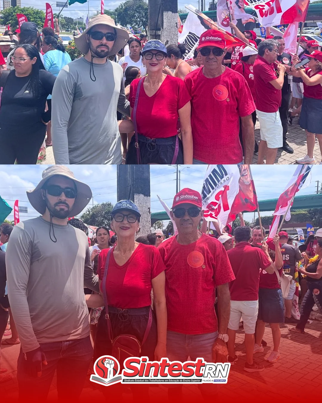 SINTEST-RN participa de ato em Natal pela aprovação do fim da escala 6×1
